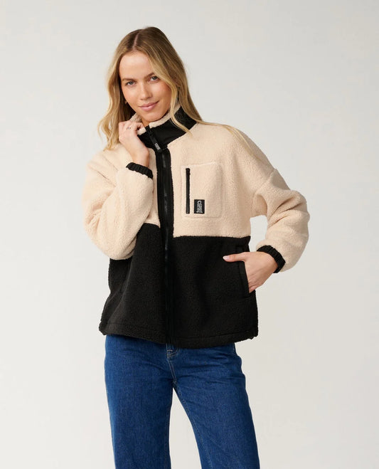 RIPCURL SEARCH SERIES BONDED ZIP THROUGH POLAR FLEECE