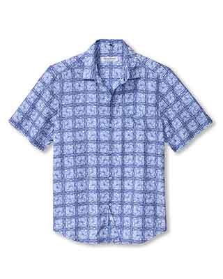 TOMMY BAHAMA COAST FLORA CHECK SHIRT
