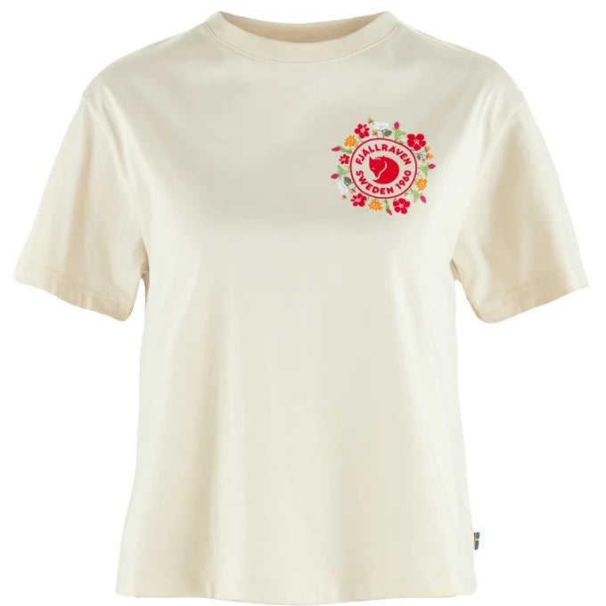 FJALLRAVEN BLOMSTER LOGO TEE WMNS
