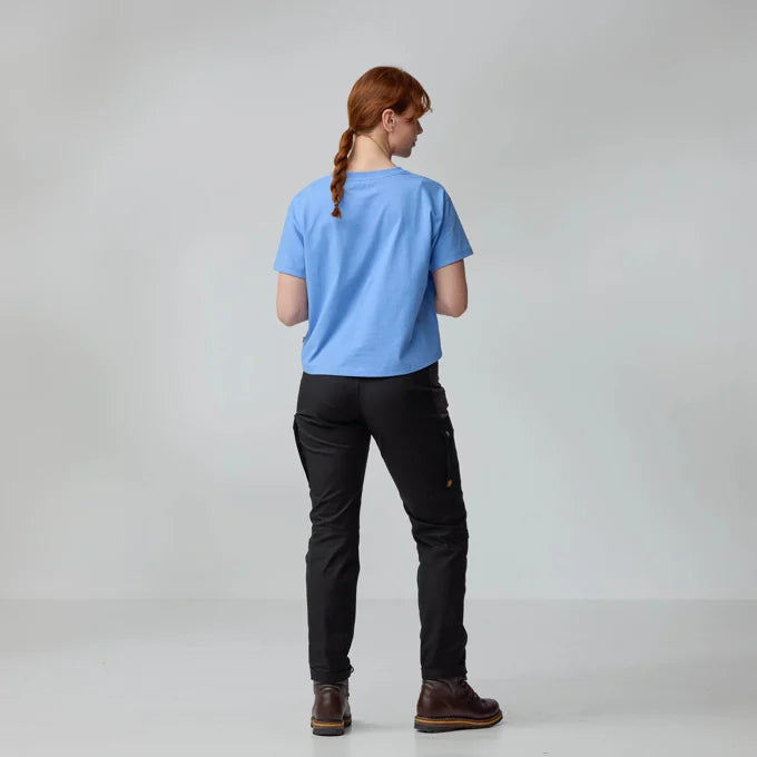 FJALLRAVEN BLOMSTER LOGO TEE WMNS