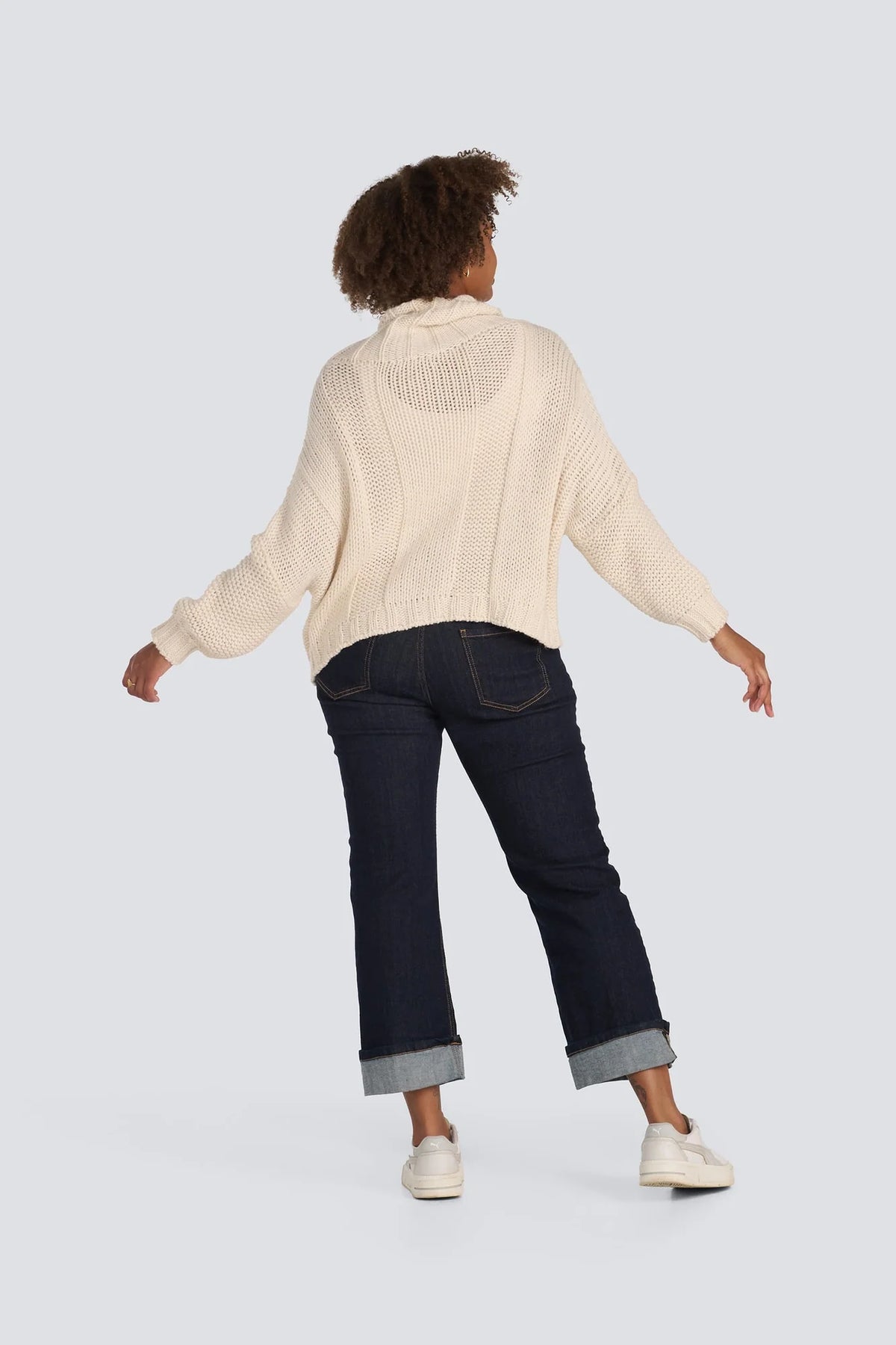 JESSICA LAURA CHUNKY CABLE SWEATER