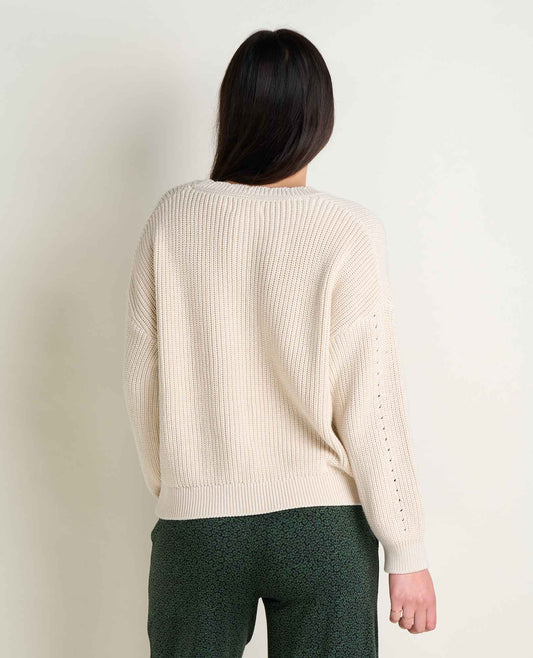 TOAD&CO BIANCA SHAKER SWEATER