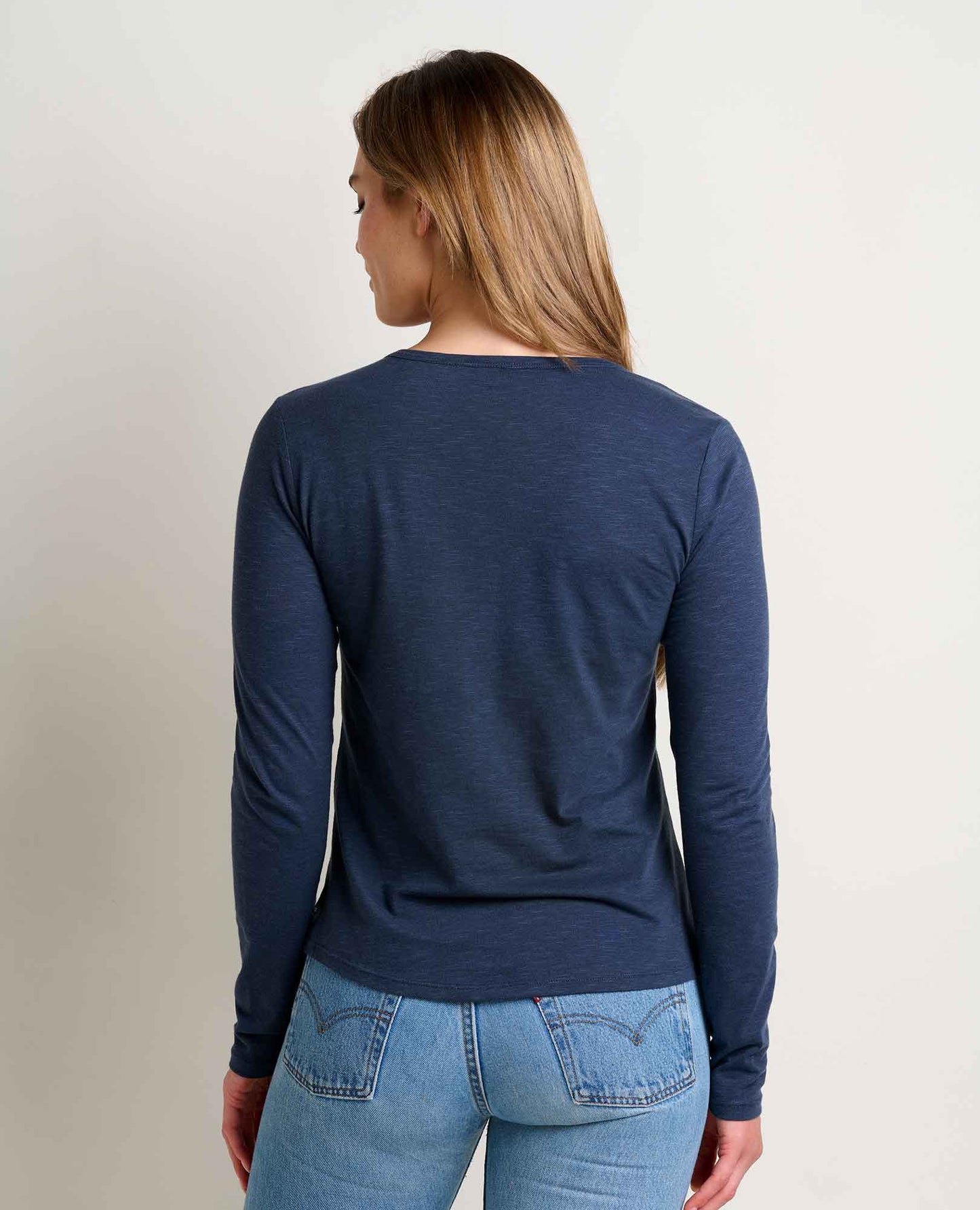 TOAD&CO MARLEY LONG SLEEVE V TEE