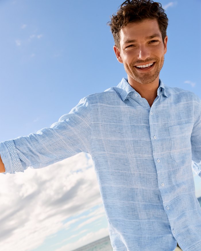 TOMMY BAHAMA PARADISIO PLAID SHIRT