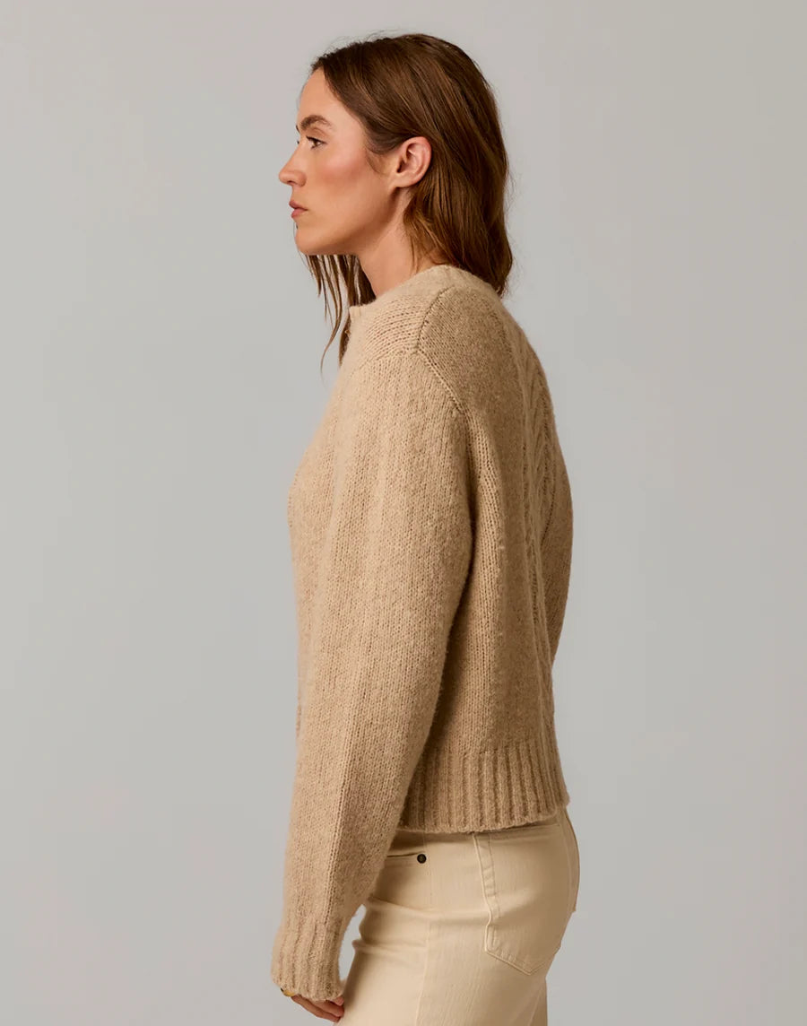 CARVE POPPY CROPPED CARDIGAN