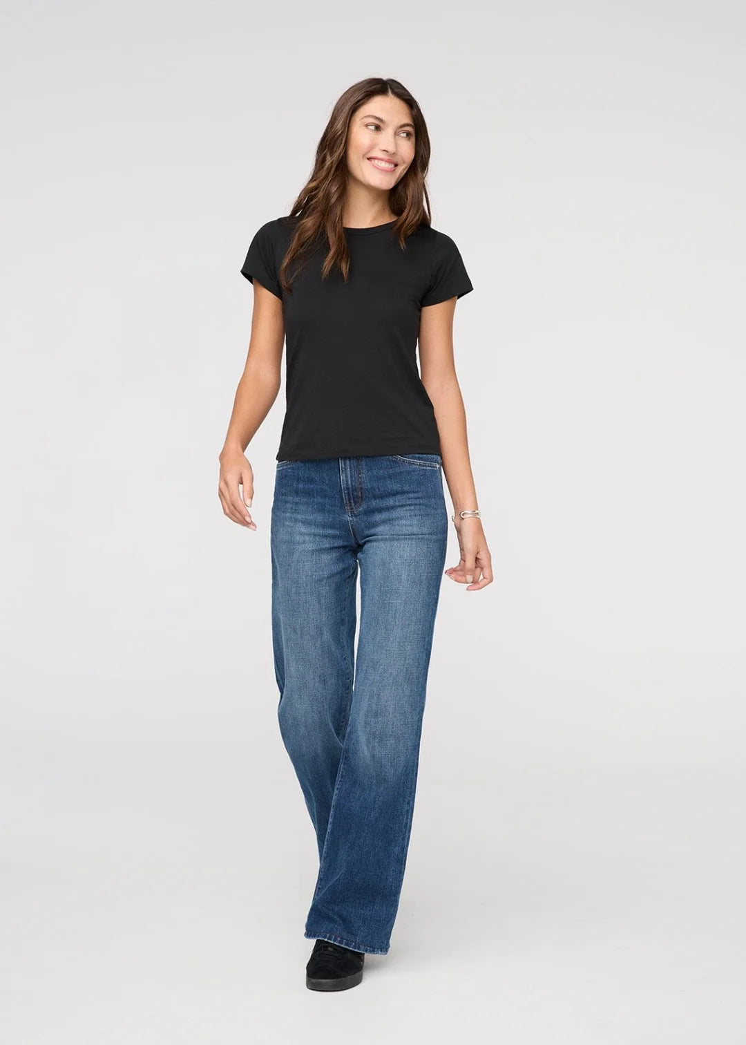 DU/ER PUREPIMA SLIM CREW TEE