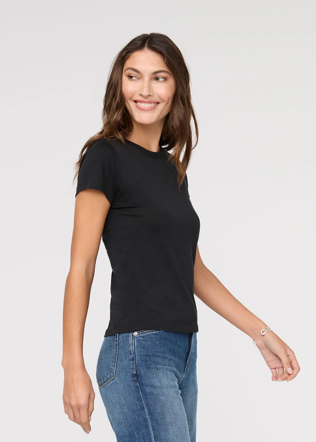 DU/ER PUREPIMA SLIM CREW TEE