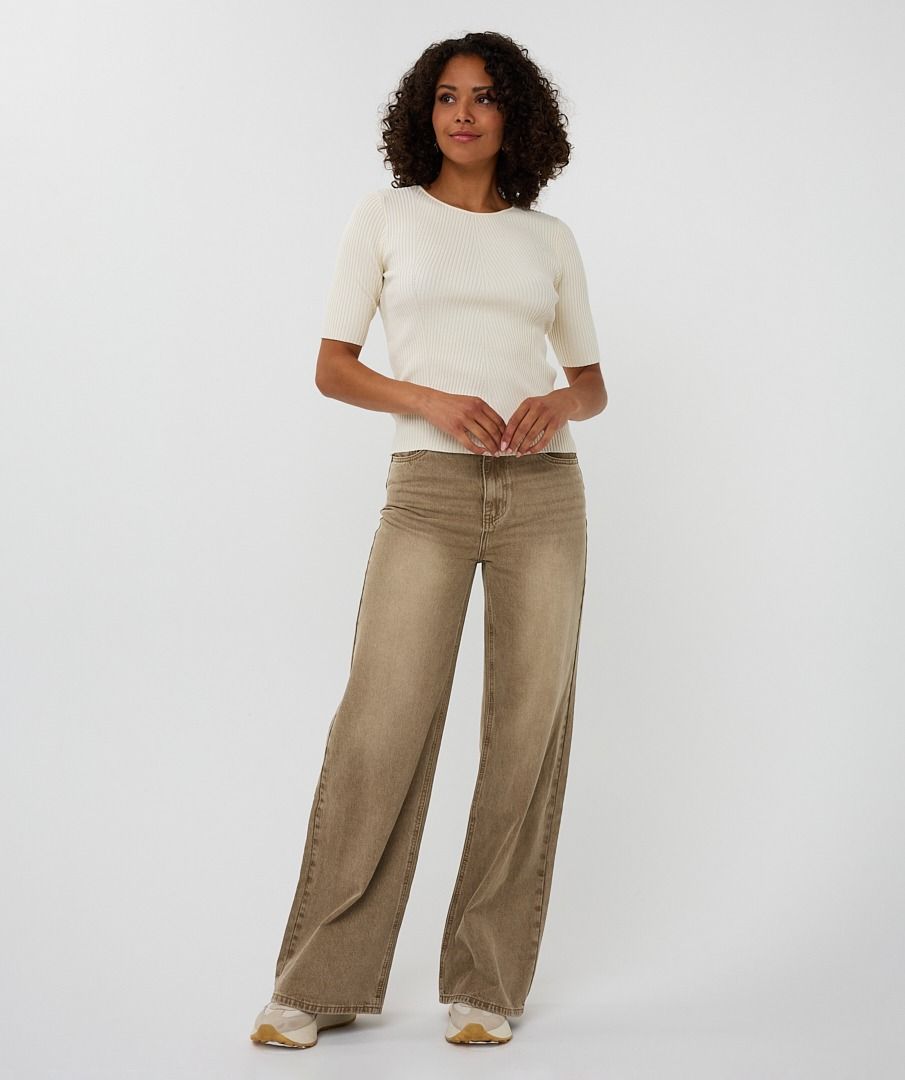 ESQUALO WIDE LEG TROUSERS
