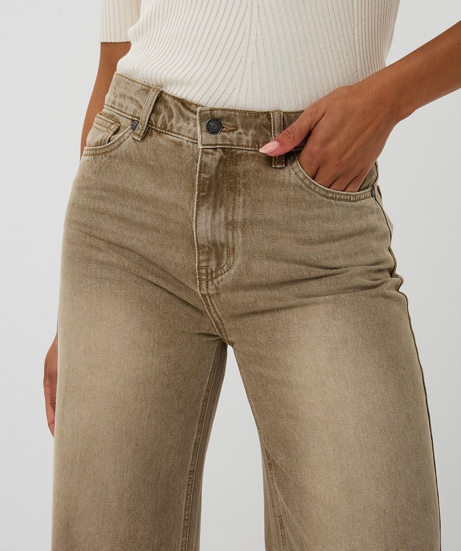 ESQUALO WIDE LEG TROUSERS