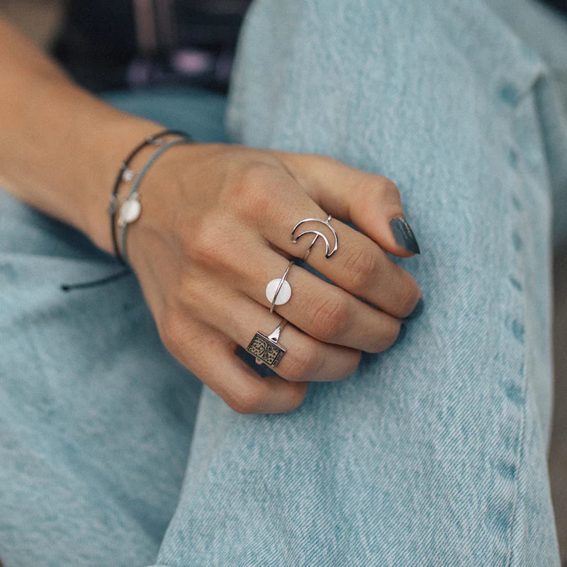PURA VIDA OPAL SATURN RING