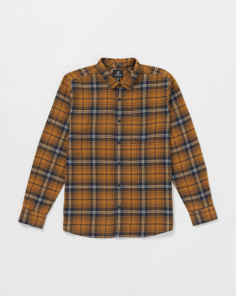 VOLCOM CADEN PLAID LS