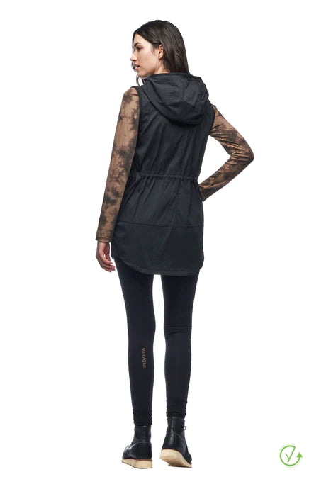 INDYEVA CANGUR SLEEVELESS HOODED TUNIC