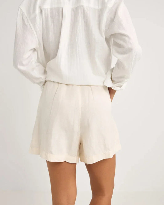 RHYTHM MINI LINEN ELASTIC SHORT