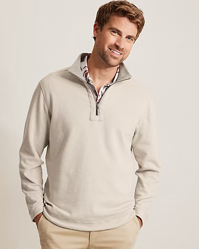 TOMMY BAHAMA FLIPVIEW REVERSIBLE HALF-ZIP SWEATER