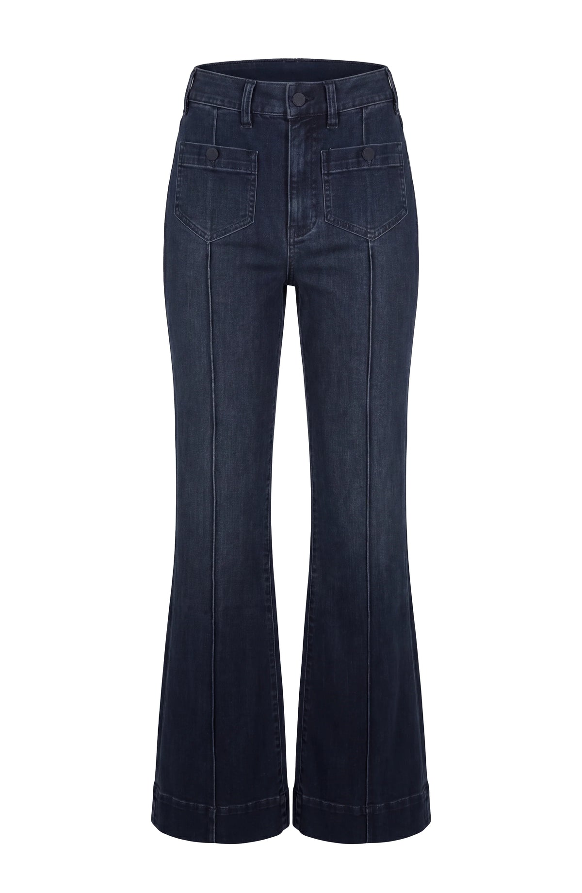 LIVERPOOL HANNAH HIGH RISE FLARE JEANS WITH PATCH POCKETS