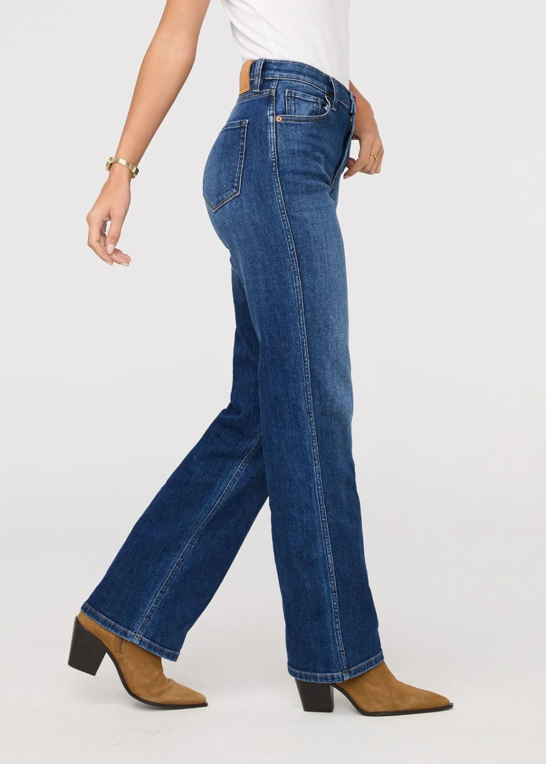 DU/ER PERFORMANCE DENIM + HIGH RISE STRAIGHT