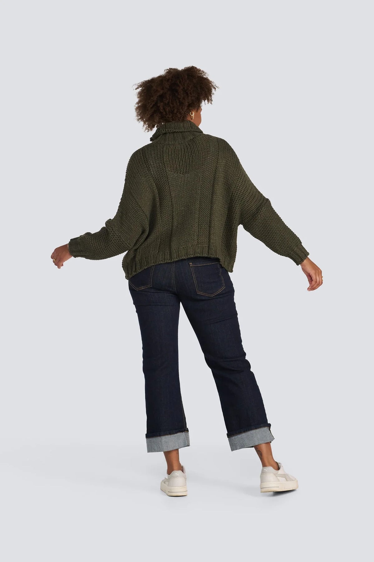 JESSICA LAURA CHUNKY CABLE SWEATER