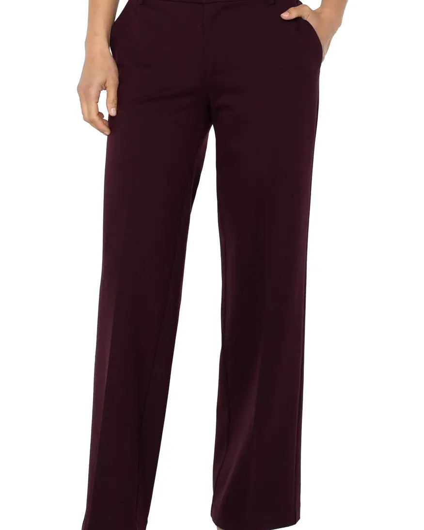LIVERPOOL KELSEY CROP WIDE LEG TROUSER