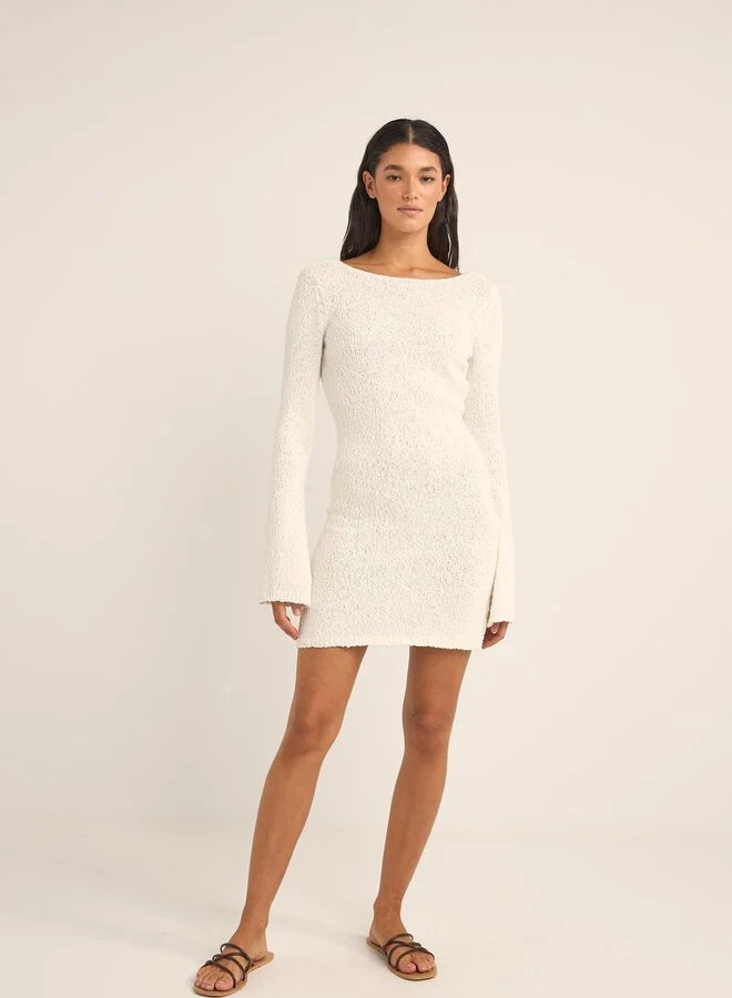 RHYTHM ADELE LS KNIT DRESS