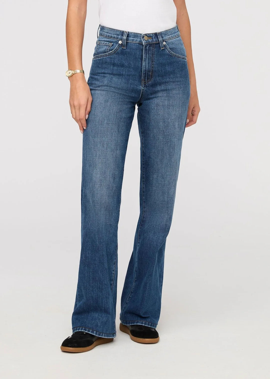 DU/ER MIDWEIGHT DENIM WIDE LEG