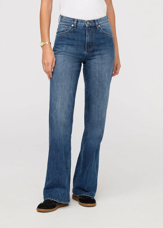 DU/ER MIDWEIGHT DENIM WIDE LEG