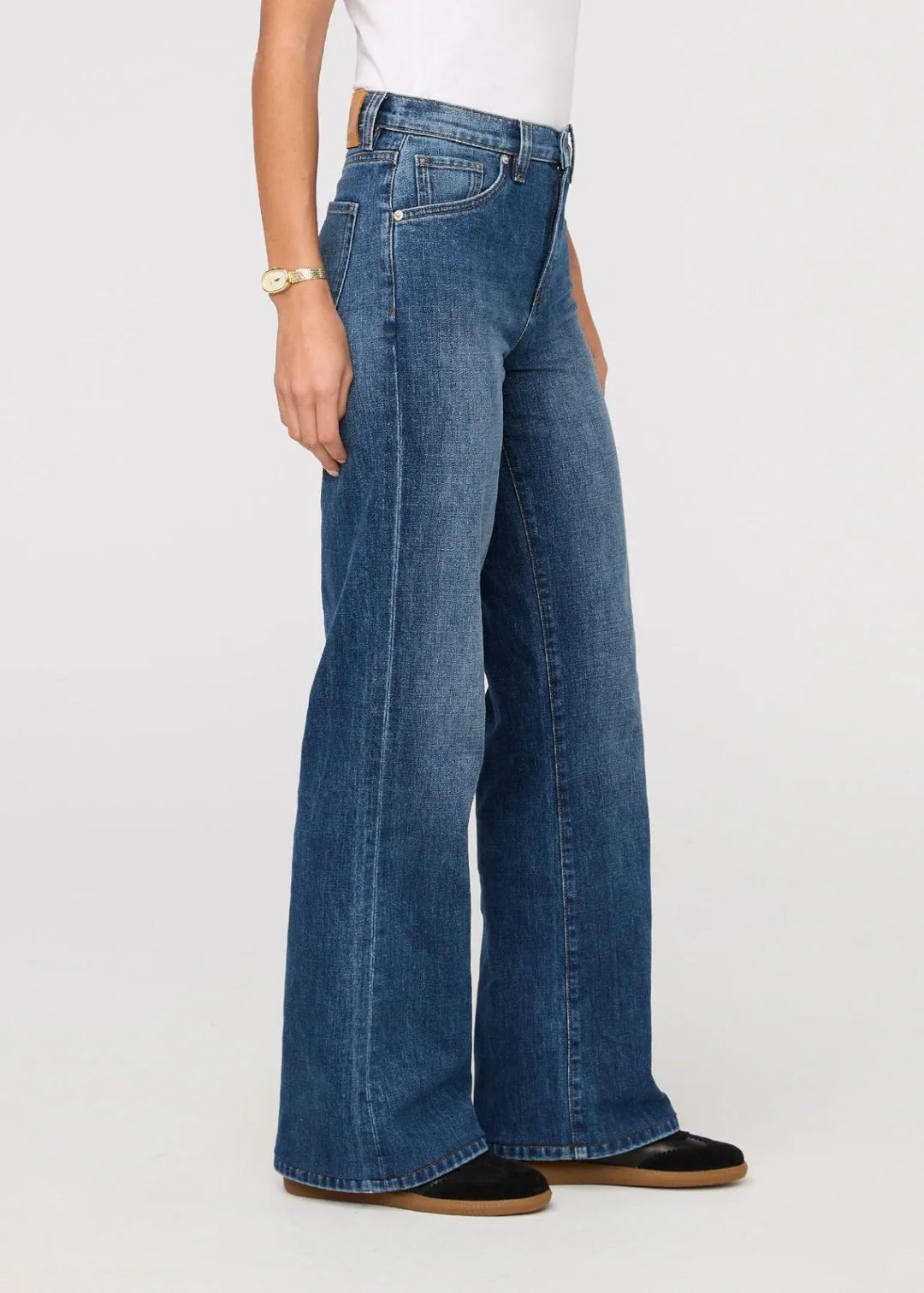 DU/ER MIDWEIGHT DENIM WIDE LEG