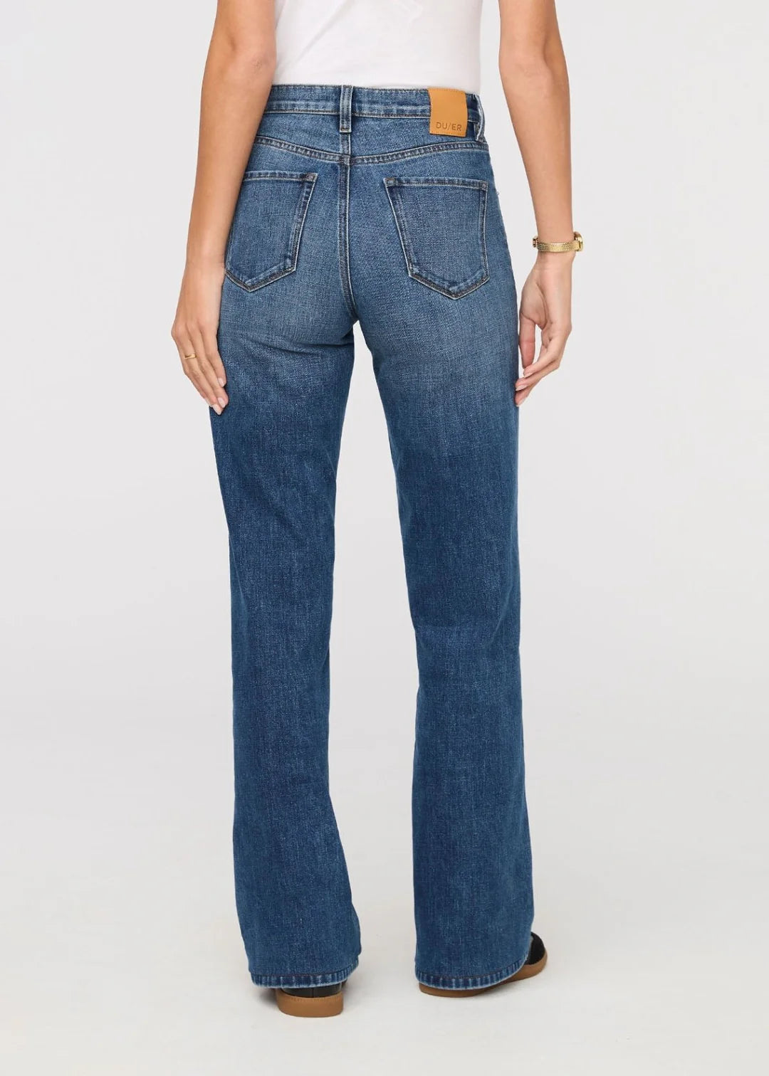DU/ER MIDWEIGHT DENIM WIDE LEG
