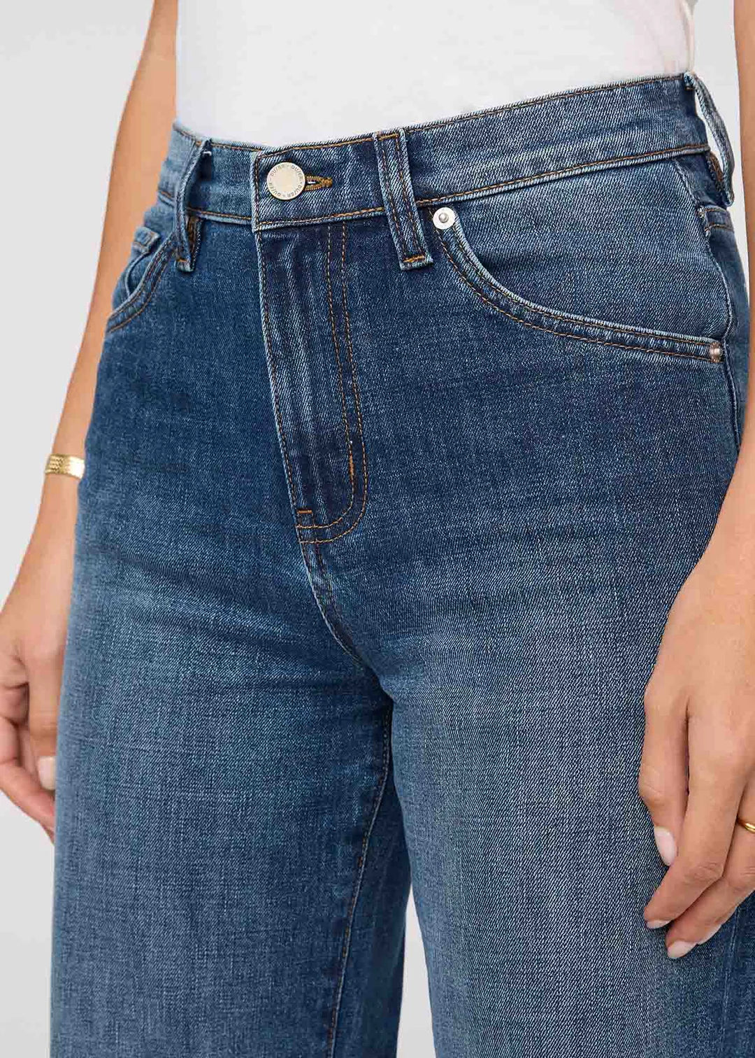 DU/ER MIDWEIGHT DENIM WIDE LEG