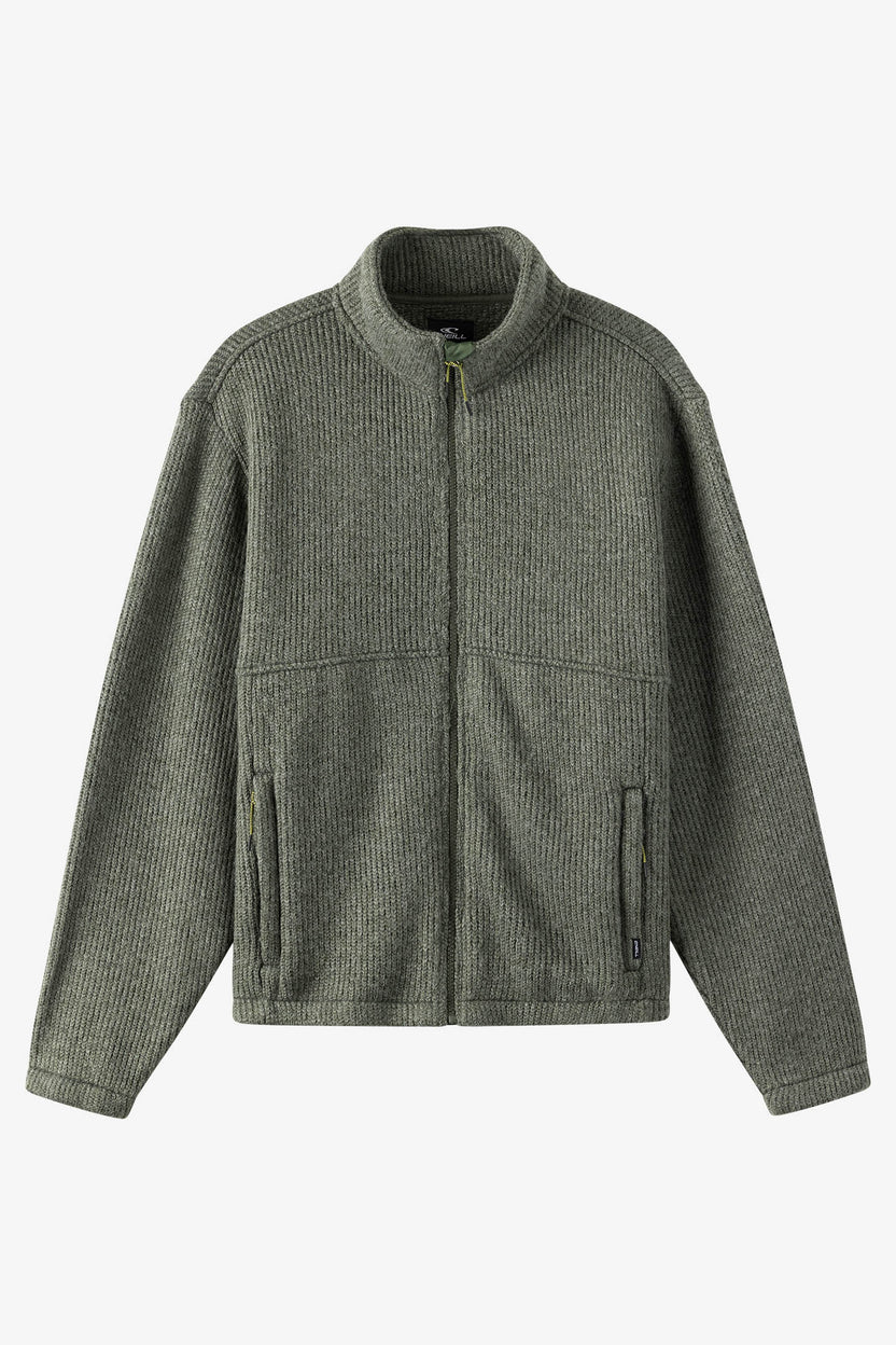 O'NEILL MOCK NECK ZIP FLEECE