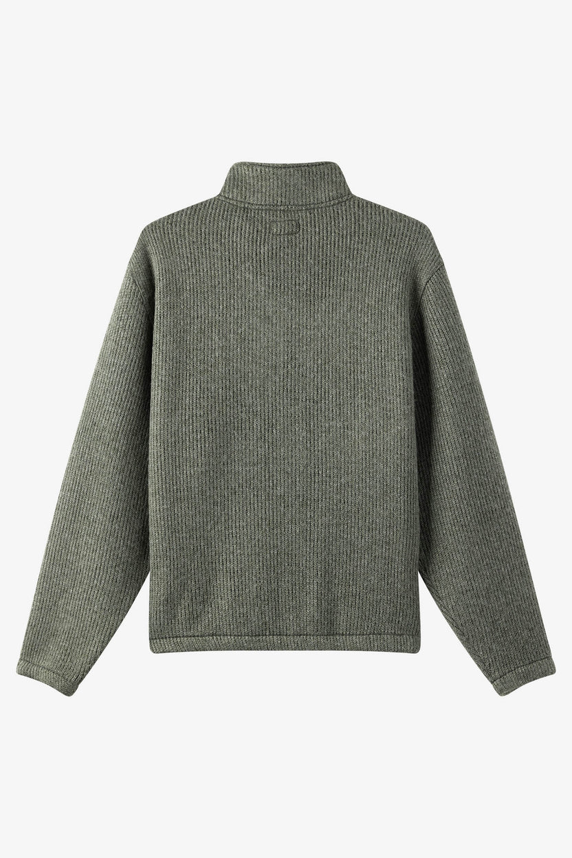 O'NEILL MOCK NECK ZIP FLEECE