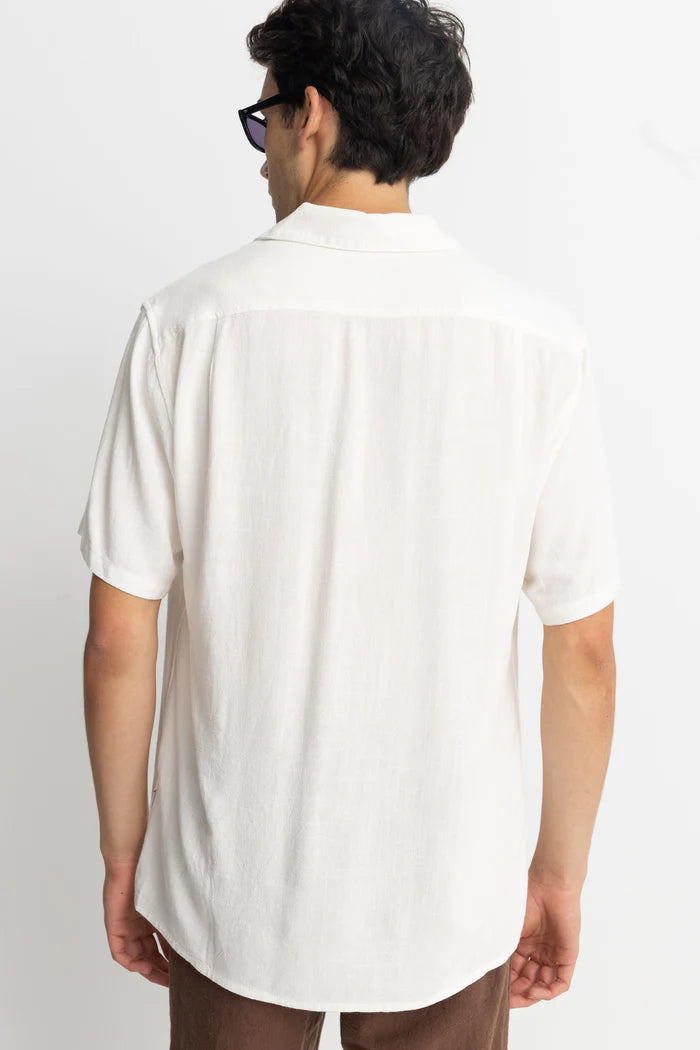 RHYTHM TEXTURED LINEN SHORT SLEEVE SHIRT