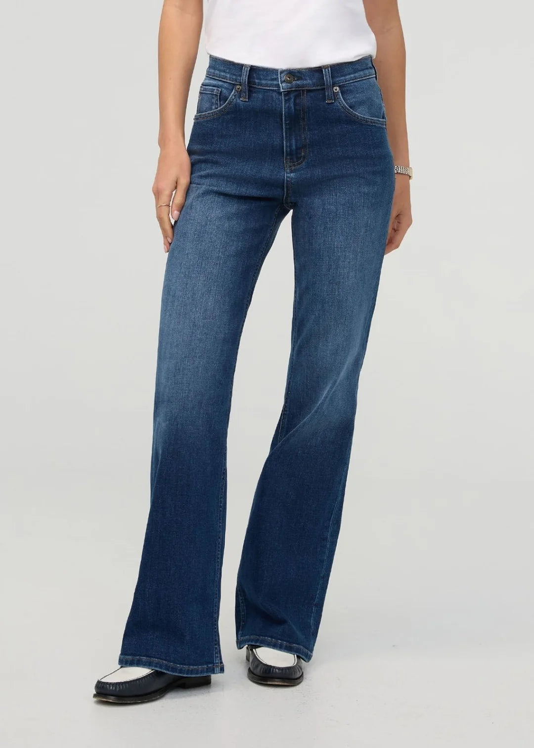 DU/ER PERFORMANCE DENIM HIGH RISE WIDE LEG