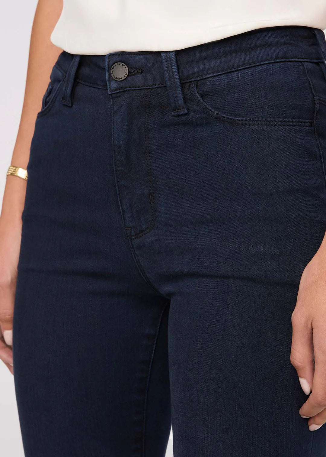 DU/ER NO SWEAT DENIM HIGH RISE FLARE
