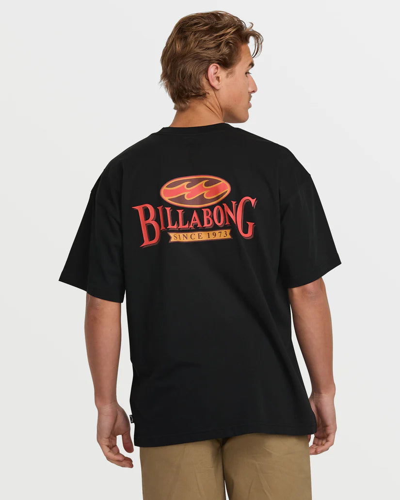 BILLABONG DOUBLE SPREAD OG SS TEE