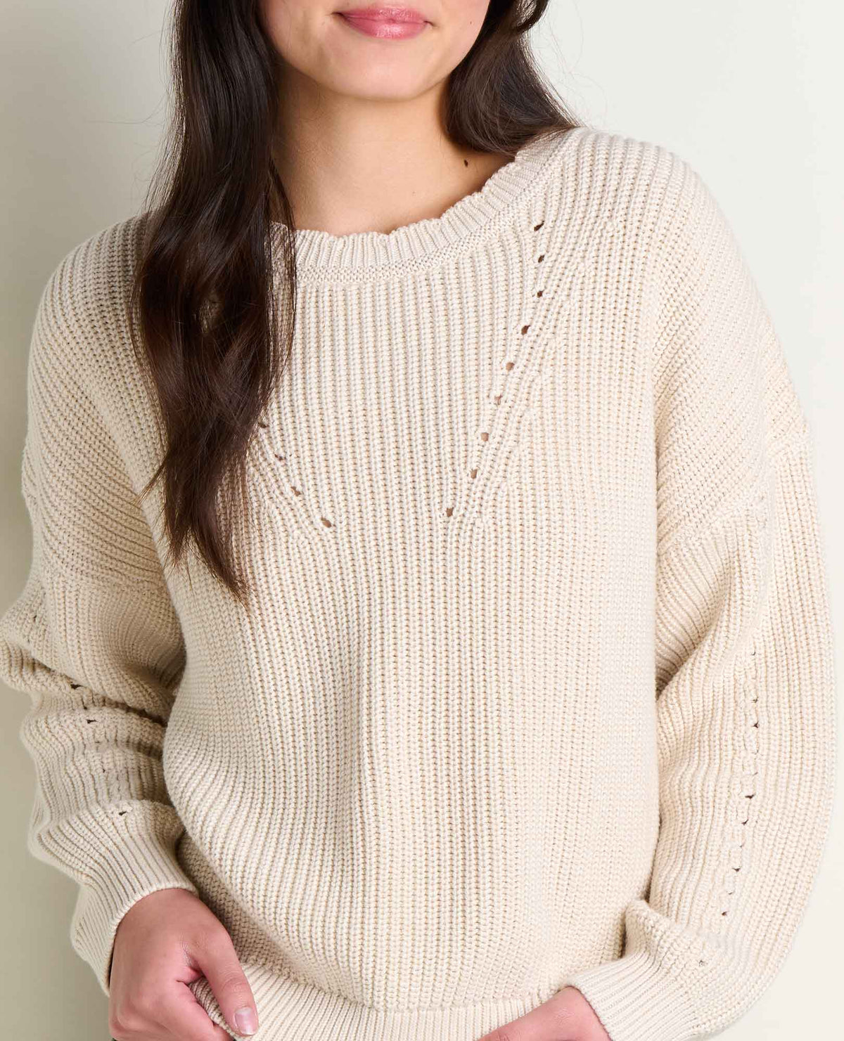 TOAD&CO BIANCA SHAKER SWEATER