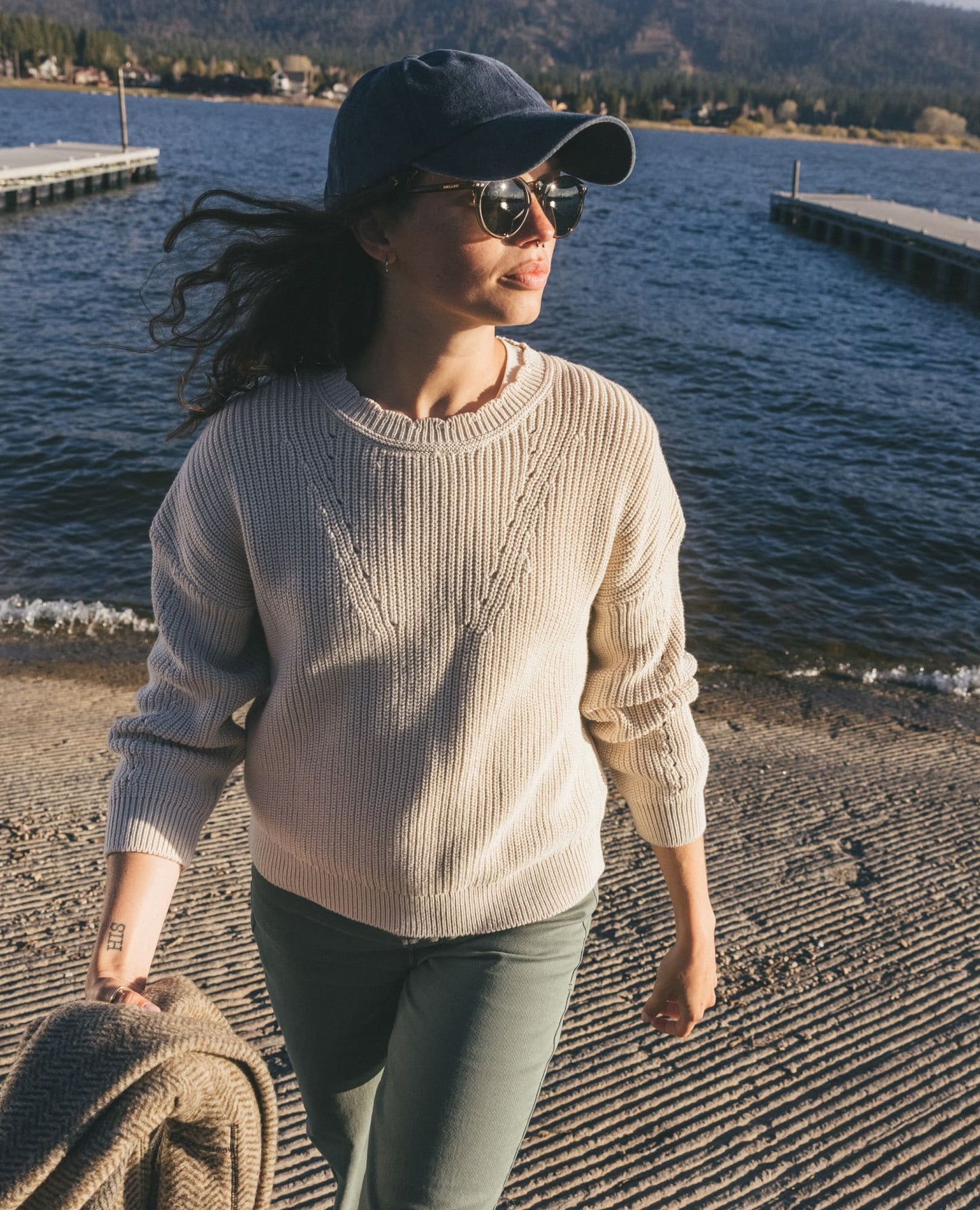 TOAD&CO BIANCA SHAKER SWEATER