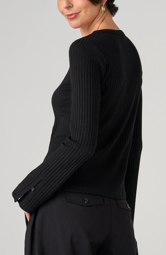 LIVERPOOL LS SCOOP NECK KNIT TOP