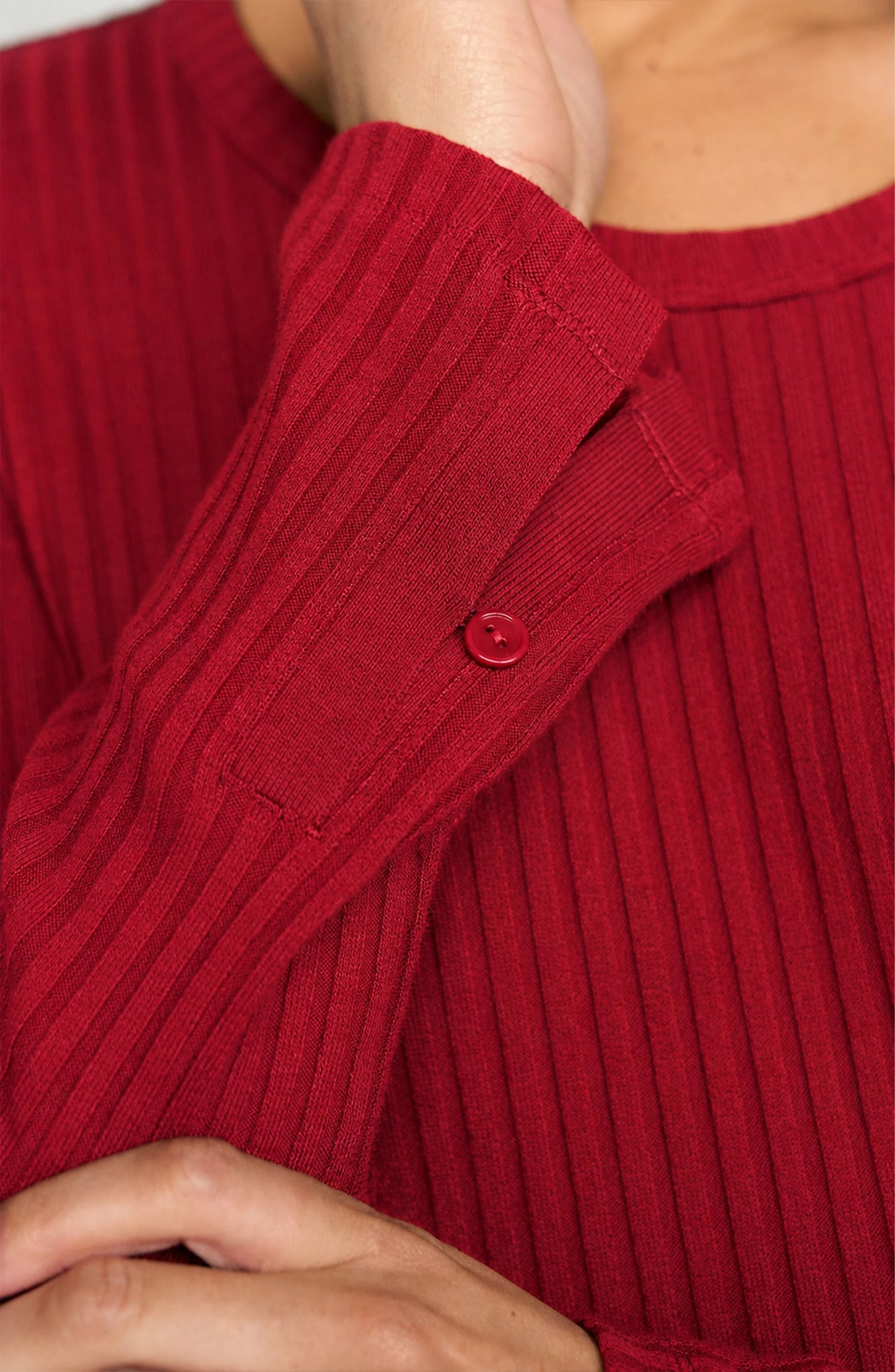 LIVERPOOL LS SCOOP NECK KNIT TOP