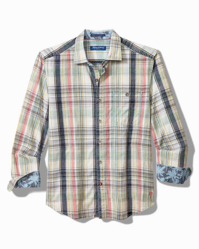 TOMMY BAHAMA HAZY FADE CHECK LS SHIRT