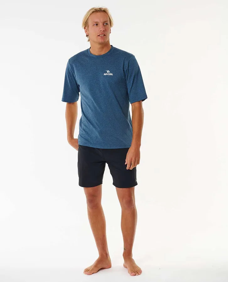 RIPCURL STACK UPF50 SHORT SLEEVE RASH GUARD