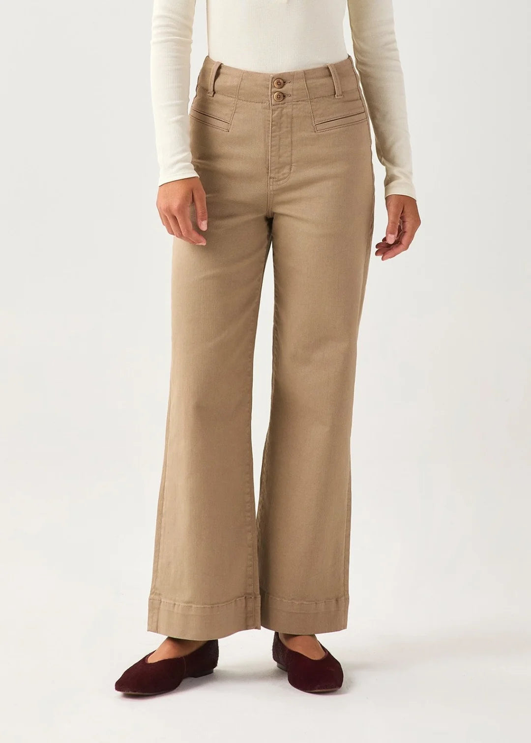 DU/ER FLEXTWILL HIGH RISE TROUSERS