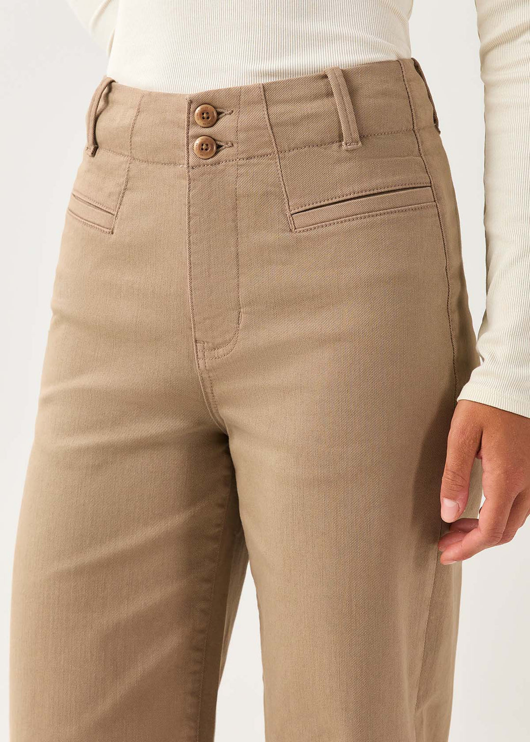DU/ER FLEXTWILL HIGH RISE TROUSERS