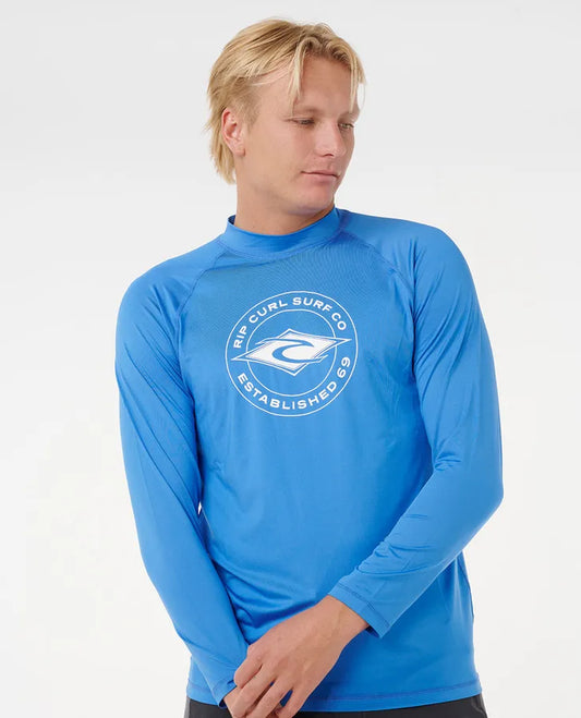 RIPCURL STAPLER UPF50 LONG SLEEVE RASH GAURD
