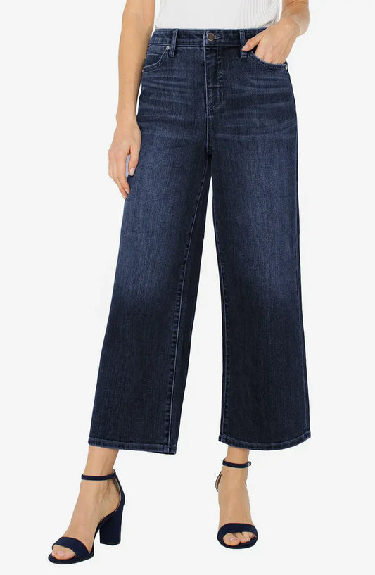 LIVERPOOL STRIDE WIDE LEG CROP 28"