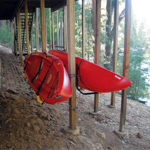 SUSPENZ DELUXE KAYAK AND CANOE RACK MARINE GRADE