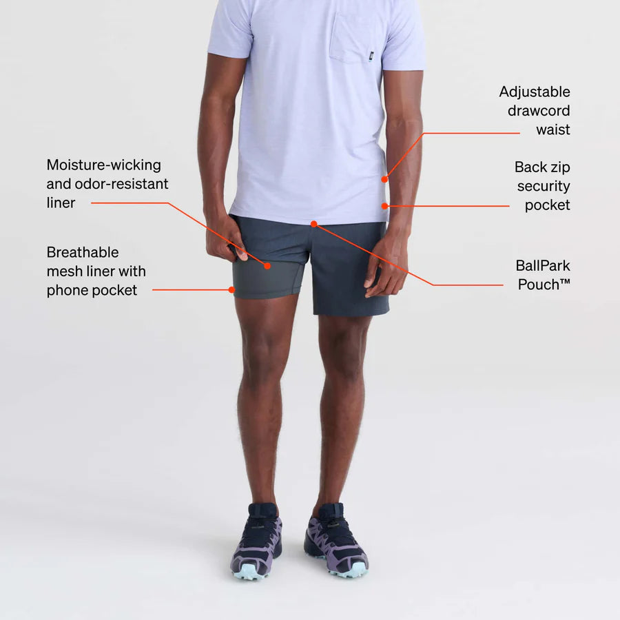 SAXX MULTISPORT 2IN1 SHORT