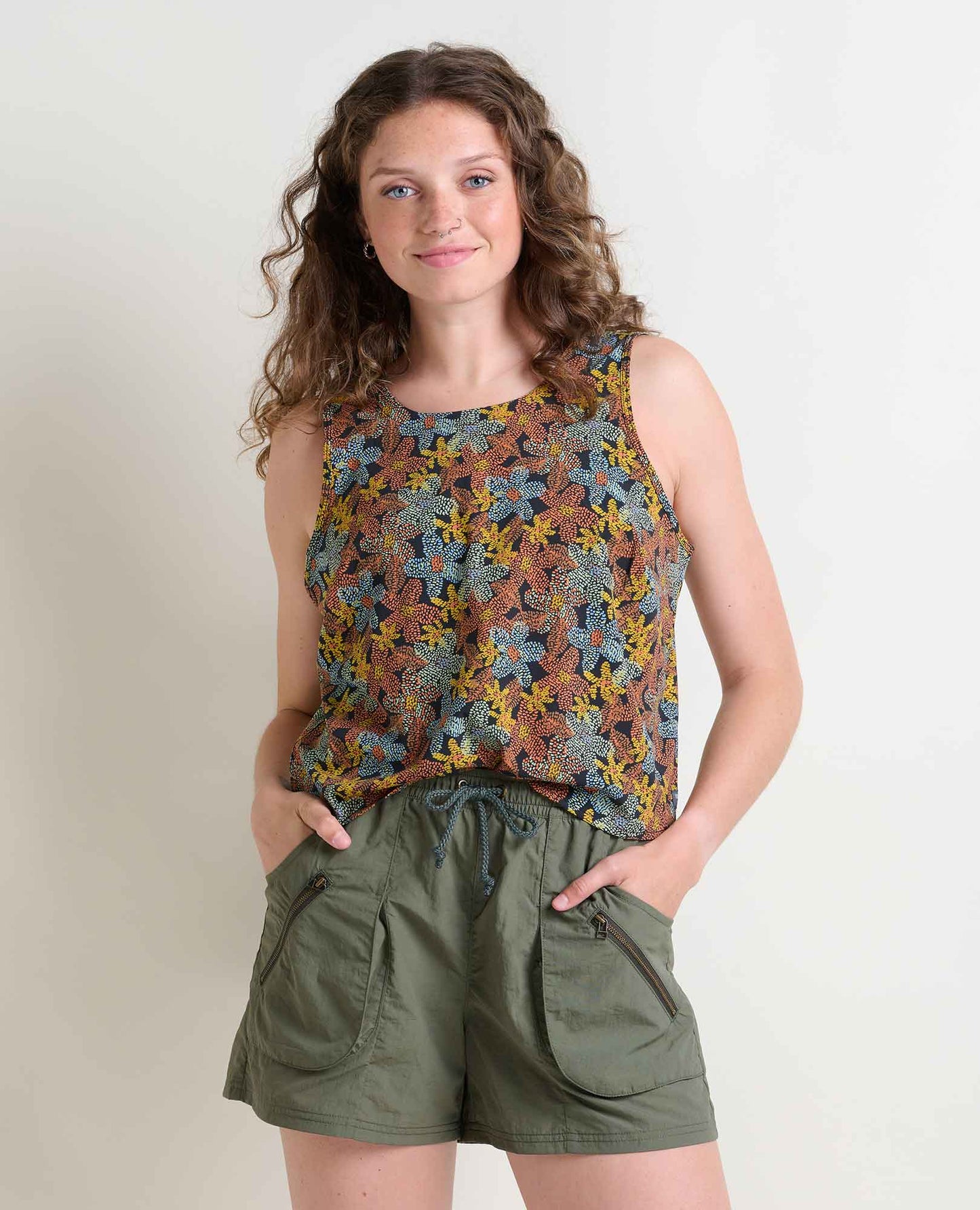 TOAD&CO SUNKISSED BUTTON TANK