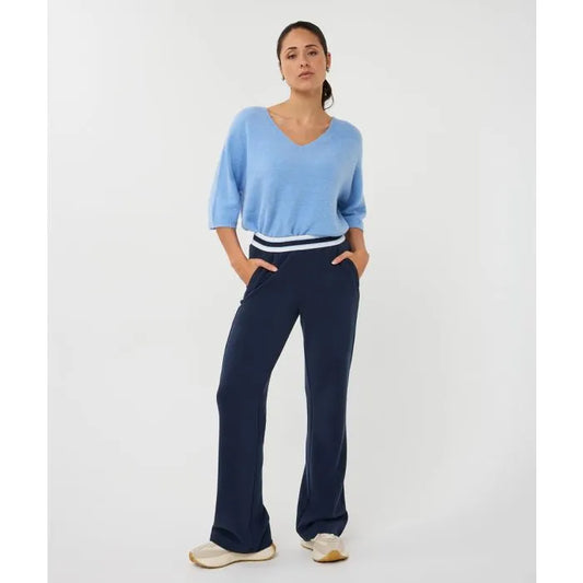 ESQUALO OVERSIZE V-NECK SWEATER