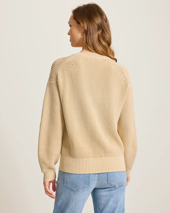 TOMMY SALT & SEA WASH WAVE SWEATER