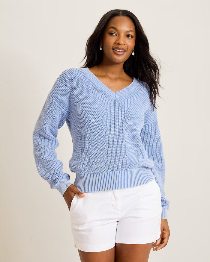 TOMMY SALT & SEA WASH WAVE SWEATER